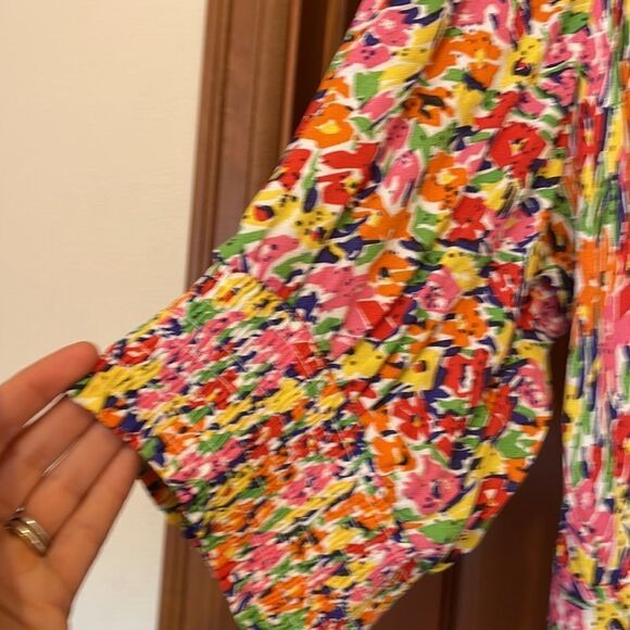 Nwt Rixo with Target collaboration multicolored flowers woman’s dress - Picture 5 of 15